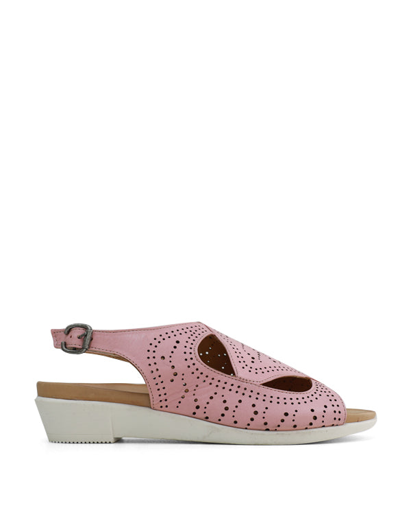 Brown Bueno womens sandal side view