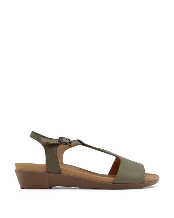 black sandal side view buckle design t bar 